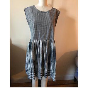 Madewell Cotton Gingham Dress